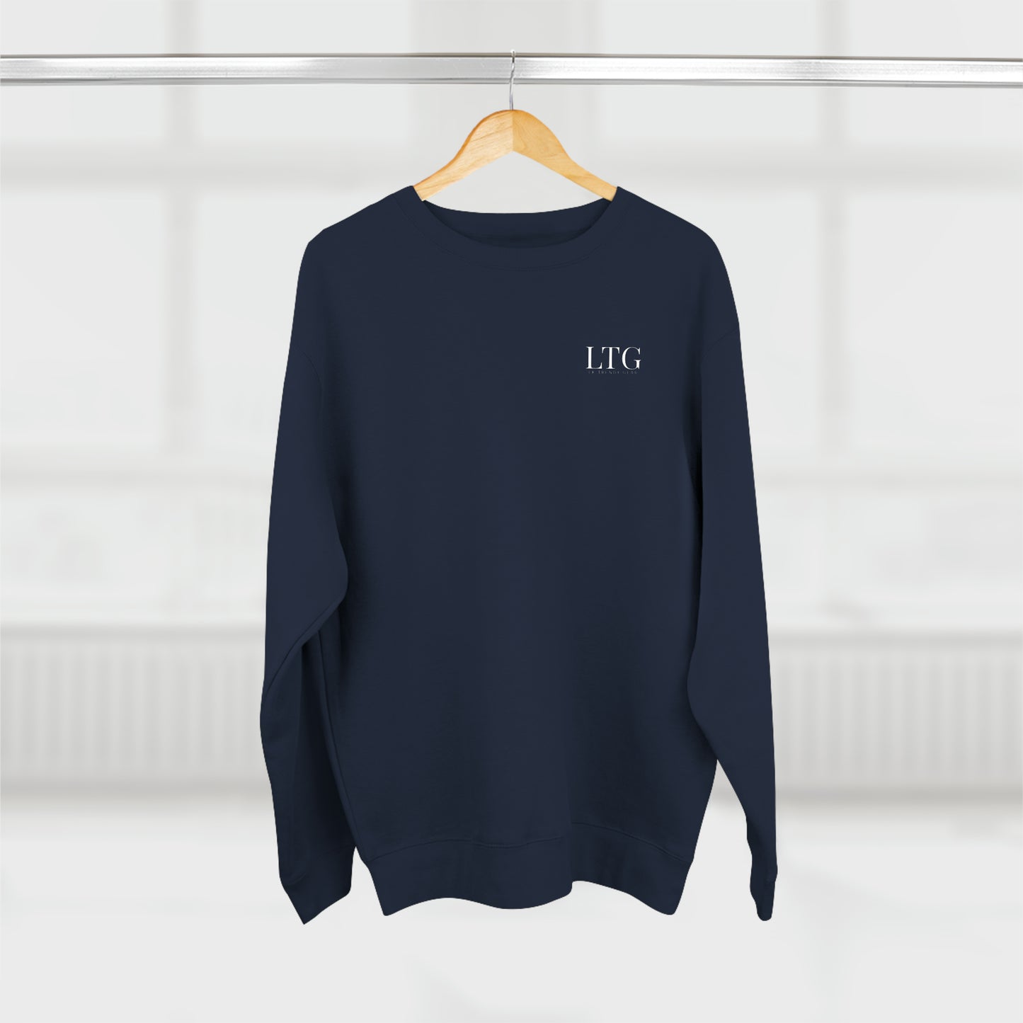 LK Trendy Unisex Crewneck Sweatshirt With small chest logo