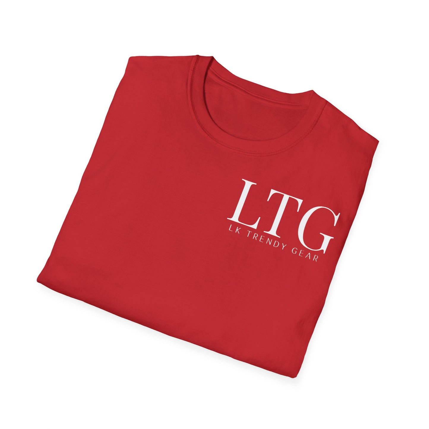 LK Trendy Unisex Softstyle T-Shirt With small chest logo