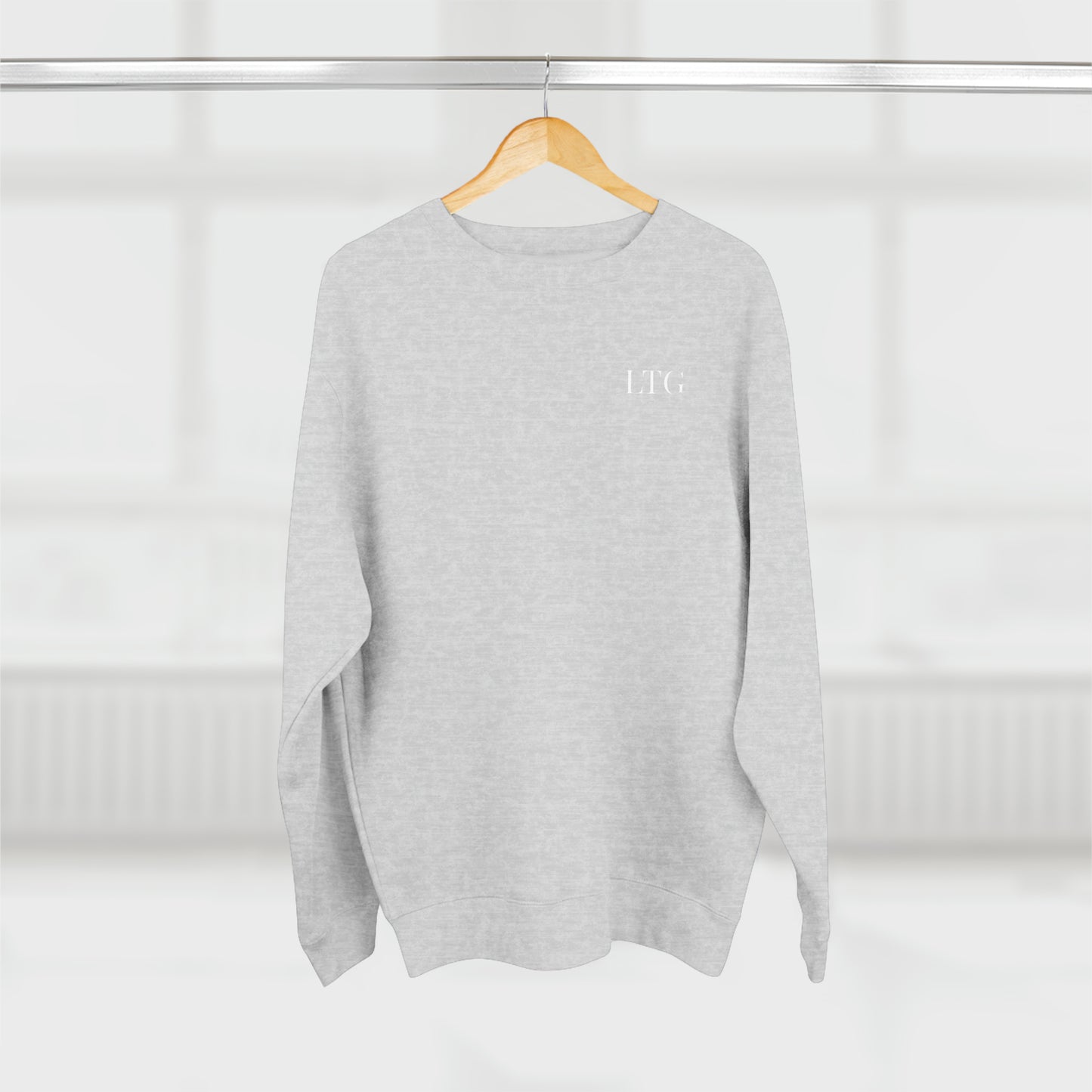 LK Trendy Unisex Crewneck Sweatshirt With small chest logo