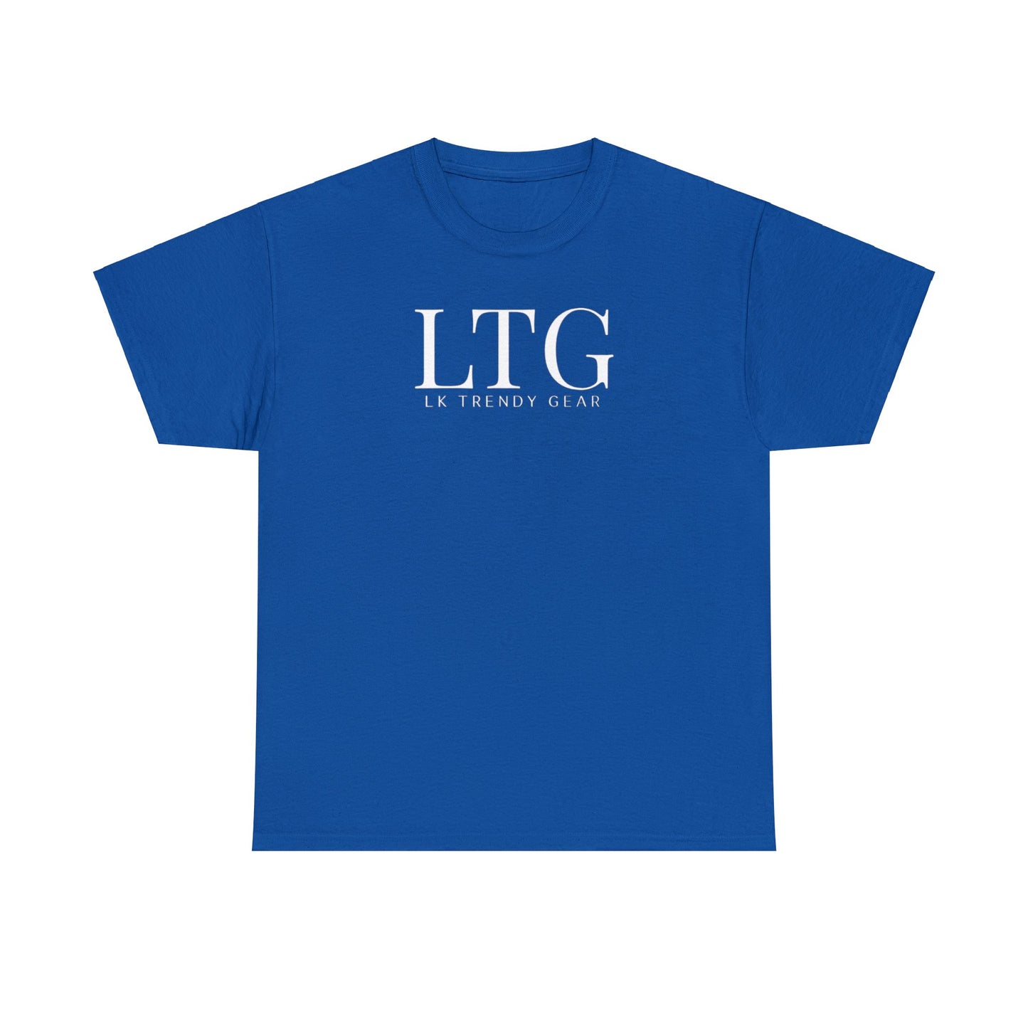 LK Trendy Unisex Heavy Cotton Tee With Large chest Logo