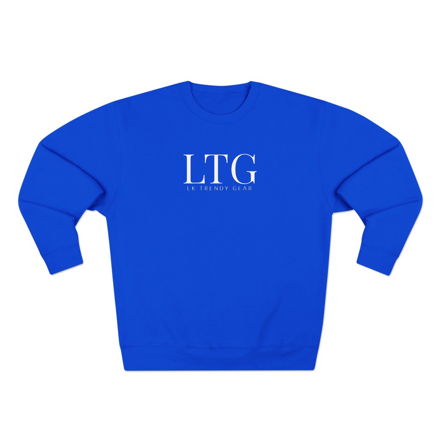 LK trendy Unisex Crewneck Sweatshirt with large chest Logo