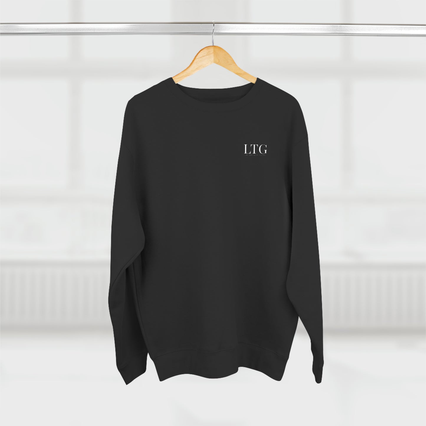 LK Trendy Unisex Crewneck Sweatshirt With small chest logo