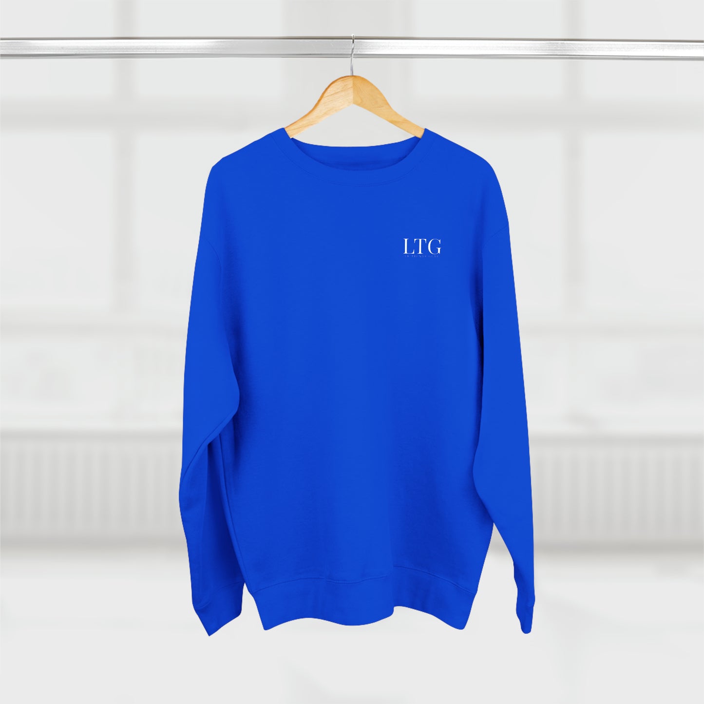 LK Trendy Unisex Crewneck Sweatshirt With small chest logo