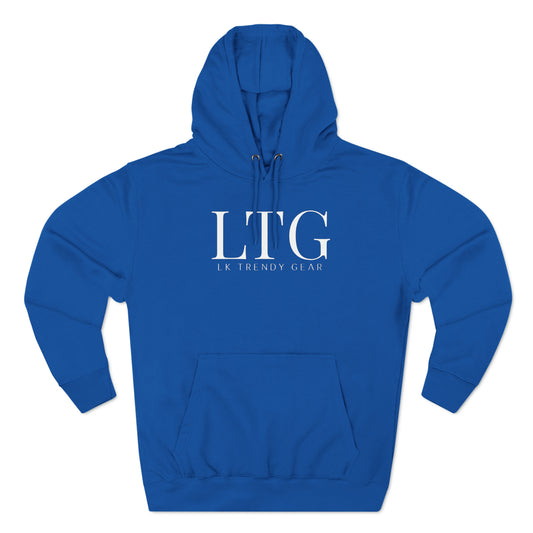 LK Trendy Three-Panel Fleece Hoodie with large logo