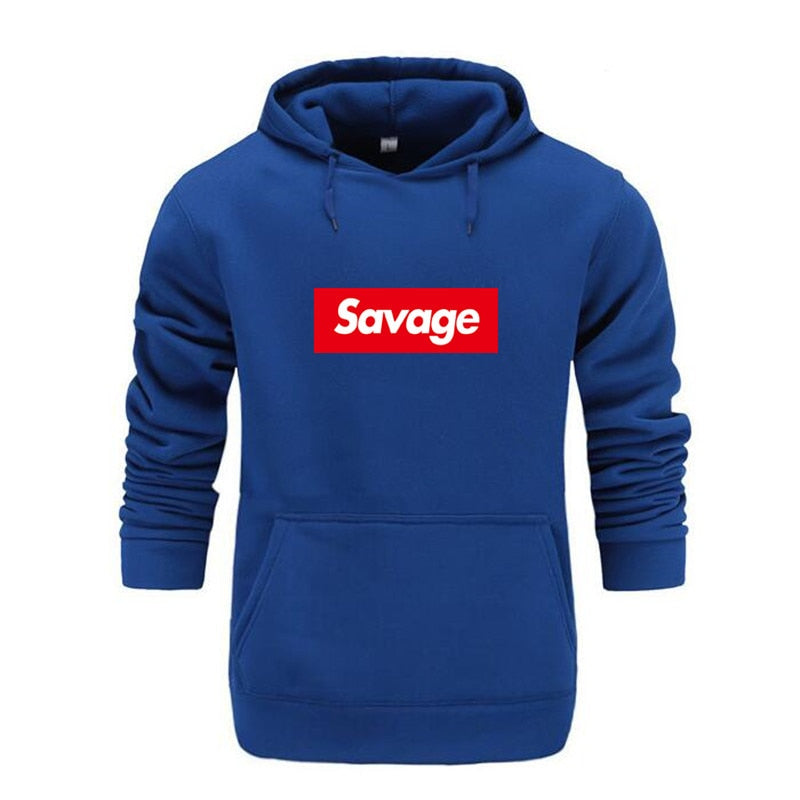 Mens Hoodies Savage Hoodies Parody No Heart X Savage Mode Slaughter Gang ATL Cotton Long Sleeved Hoodies Suprem